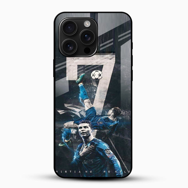 Ronaldo CR7 Glass Mobile Case - Cover Stall