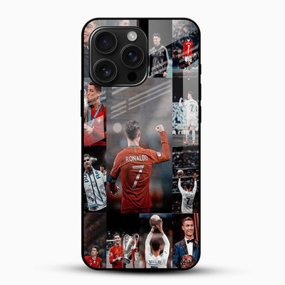 Ronaldo Collage Glass Mobile Cover