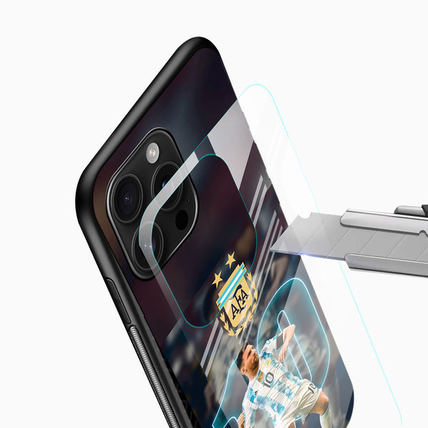 Lionel Messi Glass Mobile Cover - Cover Stall