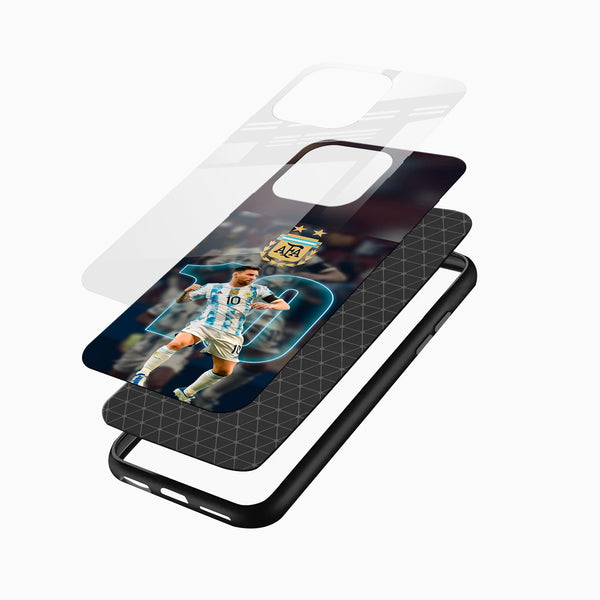 Lionel Messi Glass Mobile Cover - Cover Stall