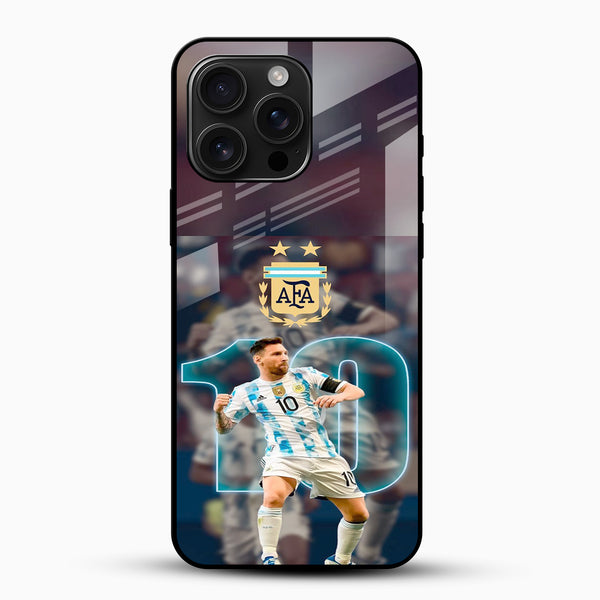 Lionel Messi Glass Mobile Cover - Cover Stall