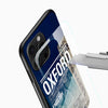 Oxford City Facts Glass Mobile Cover – Travel Typography Design - Cover Stall