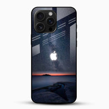 Starry Night Galaxy Glass Mobile Case – Cosmic Landscape Design