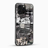 Arctic Monkeys Glass Mobile Cover – Black & White Music Collage
