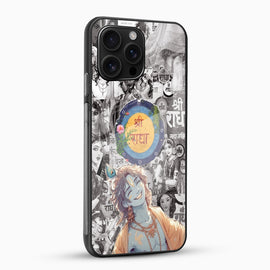 Lord Shri Radha Krishna Glass Mobile Cover