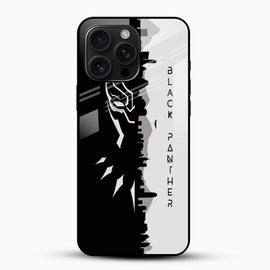 Black Panther Glass Mobile Cover