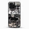 Arctic Monkeys Glass Mobile Cover – Black & White Music Collage