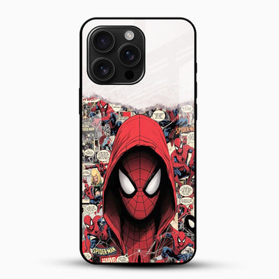 Spider-Man Comic Glass Mobile Cover