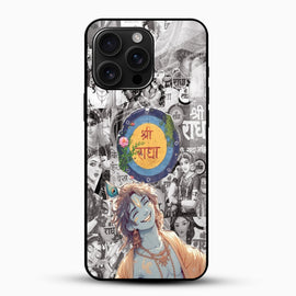Lord Shri Radha Krishna Glass Mobile Cover