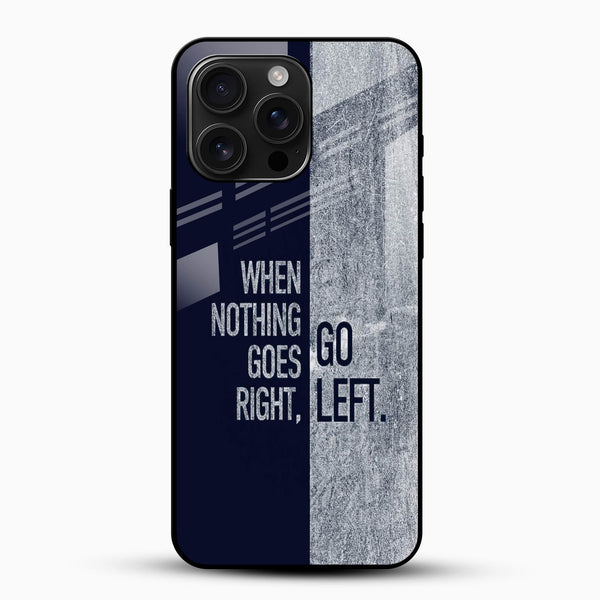 Go Left Glass Case - Cover Stall