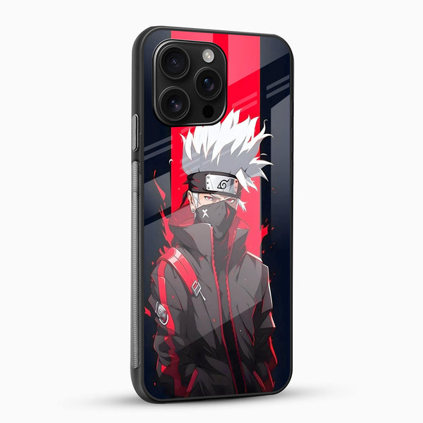 Kakashi Hatake Glass Mobile Case – Naruto Anime Aesthetic Design - Cover Stall