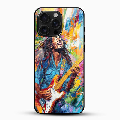 Bob Marley Artist Glass Mobile Cover – Music Art
