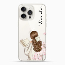 Girl Reading Silicon Mobile Case
