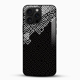 Maze Pattern Mobile Glass Case