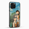 Custom Ghibli Style Glass Case - Cover Stall