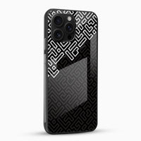 Maze Pattern Mobile Glass Case