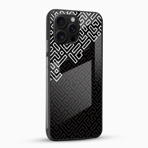 Maze Pattern Mobile Glass Case - Cover Stall